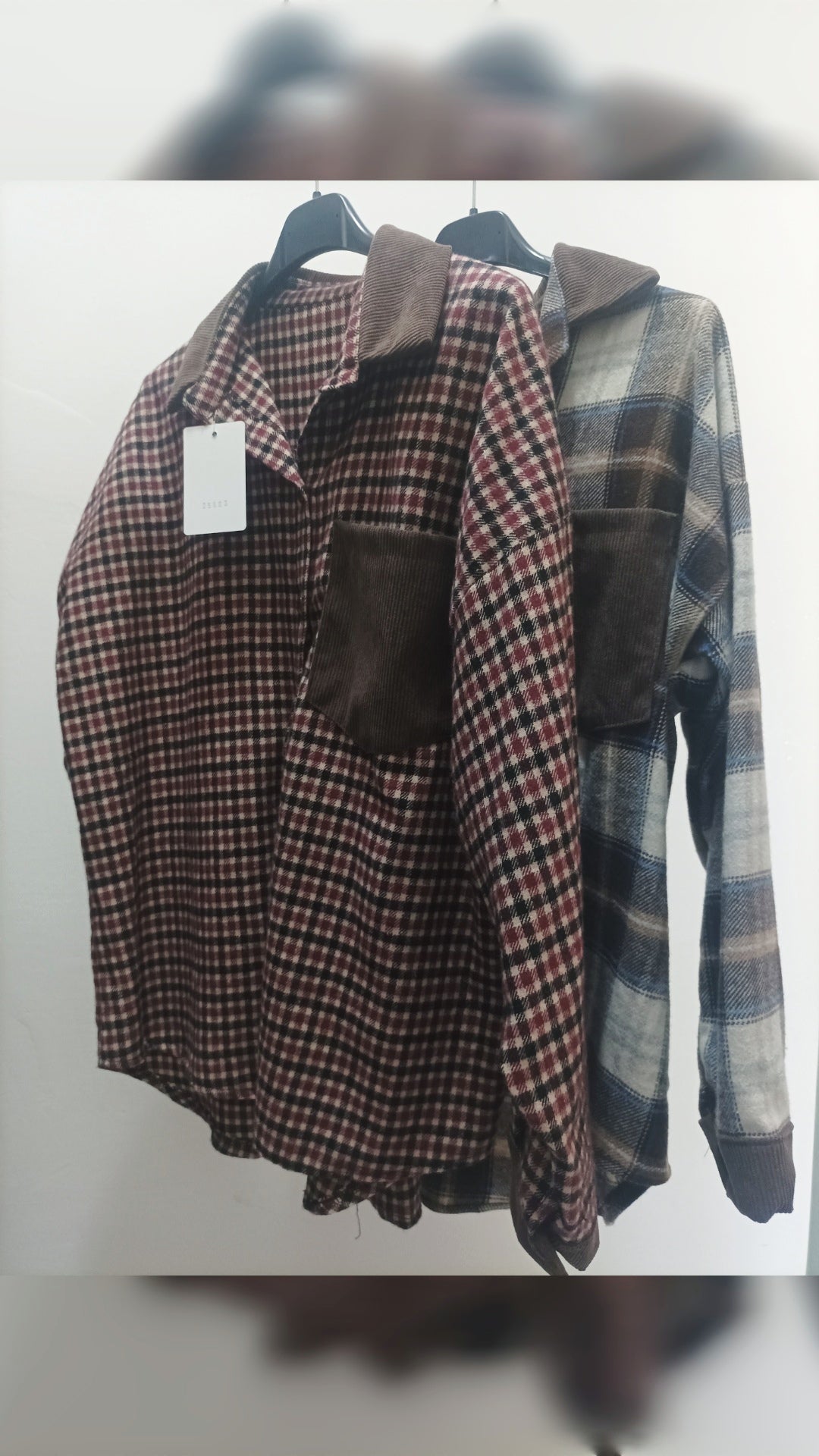 Camicia Velvet Plaid