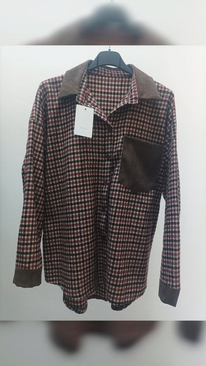 Camicia Velvet Plaid
