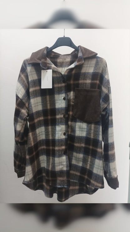Camicia Velvet Plaid
