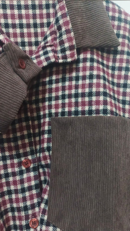 Camicia Velvet Plaid