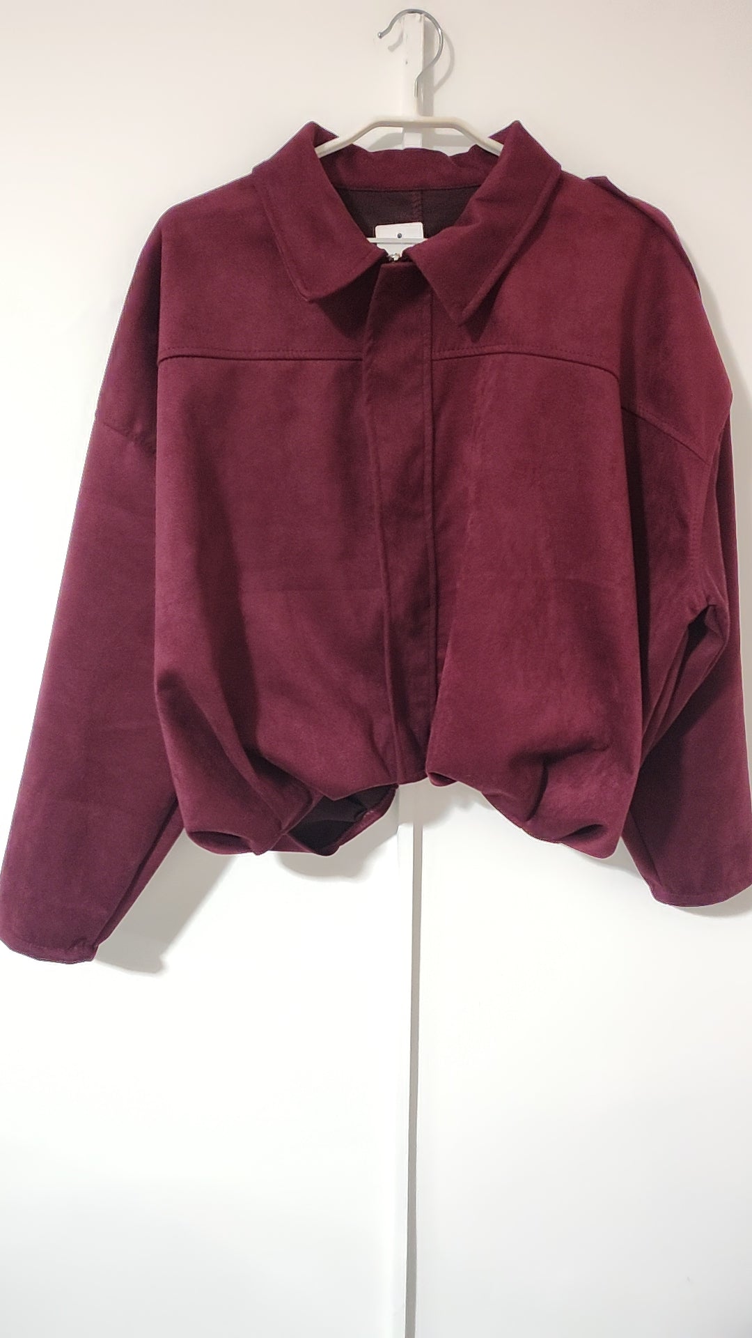 Giacca Bomber Scamosciata