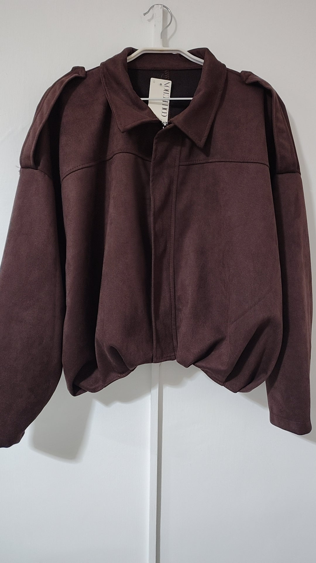 Giacca Bomber Scamosciata