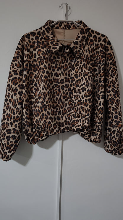 Giacca Bomber Scamosciata